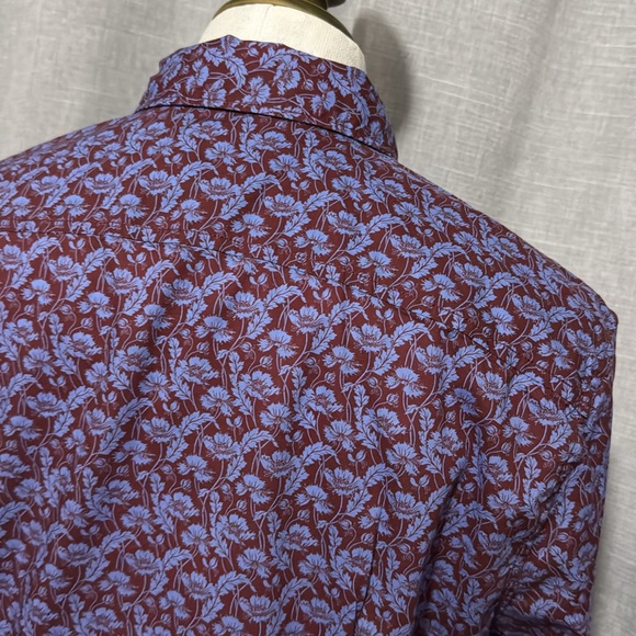 J Crew “Made with Liberty” Fabric Button Up Blouse-100% Cotton-6-Like New-Purple - Picture 9 of 16